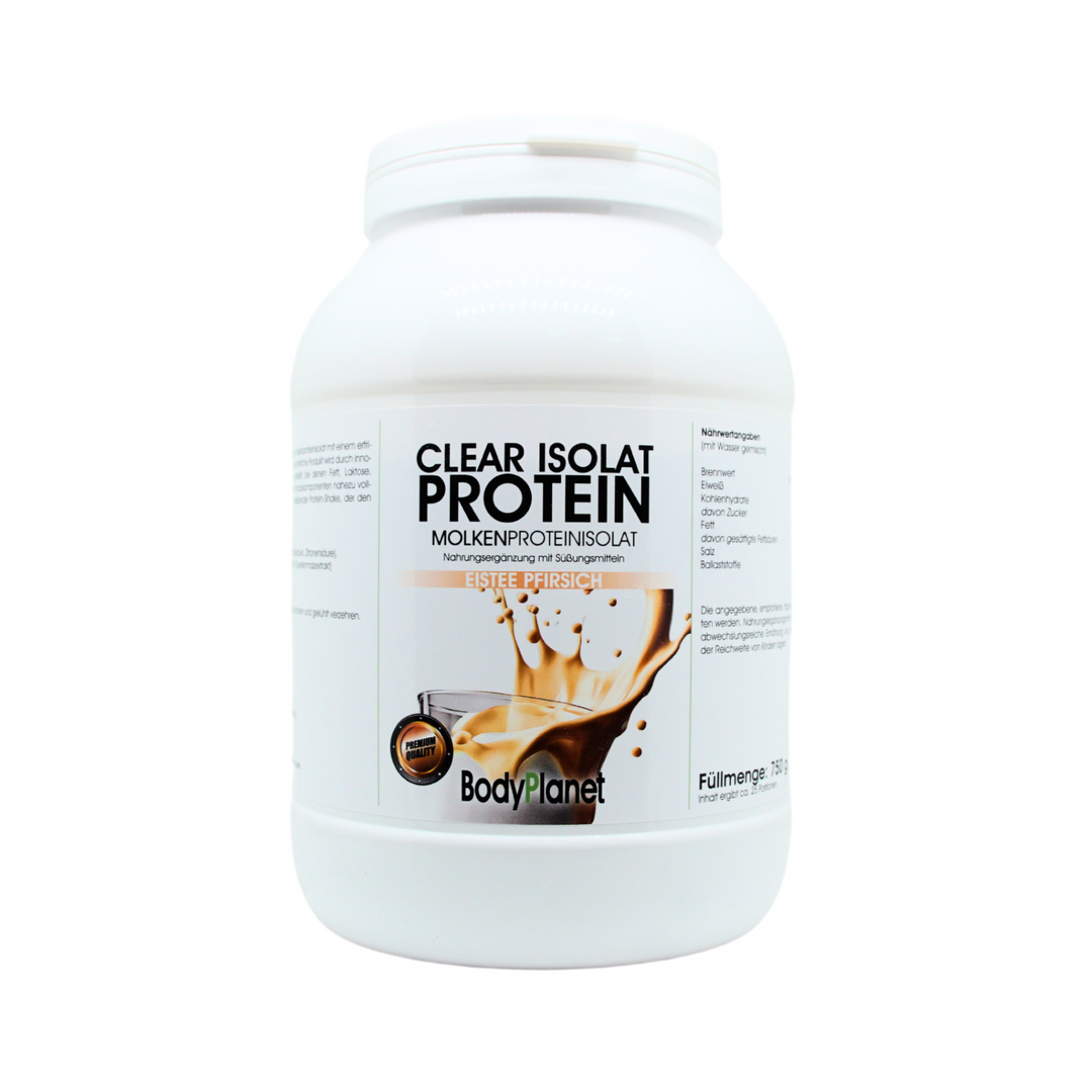 Clear Isolat Protein Eistee Pfirsich