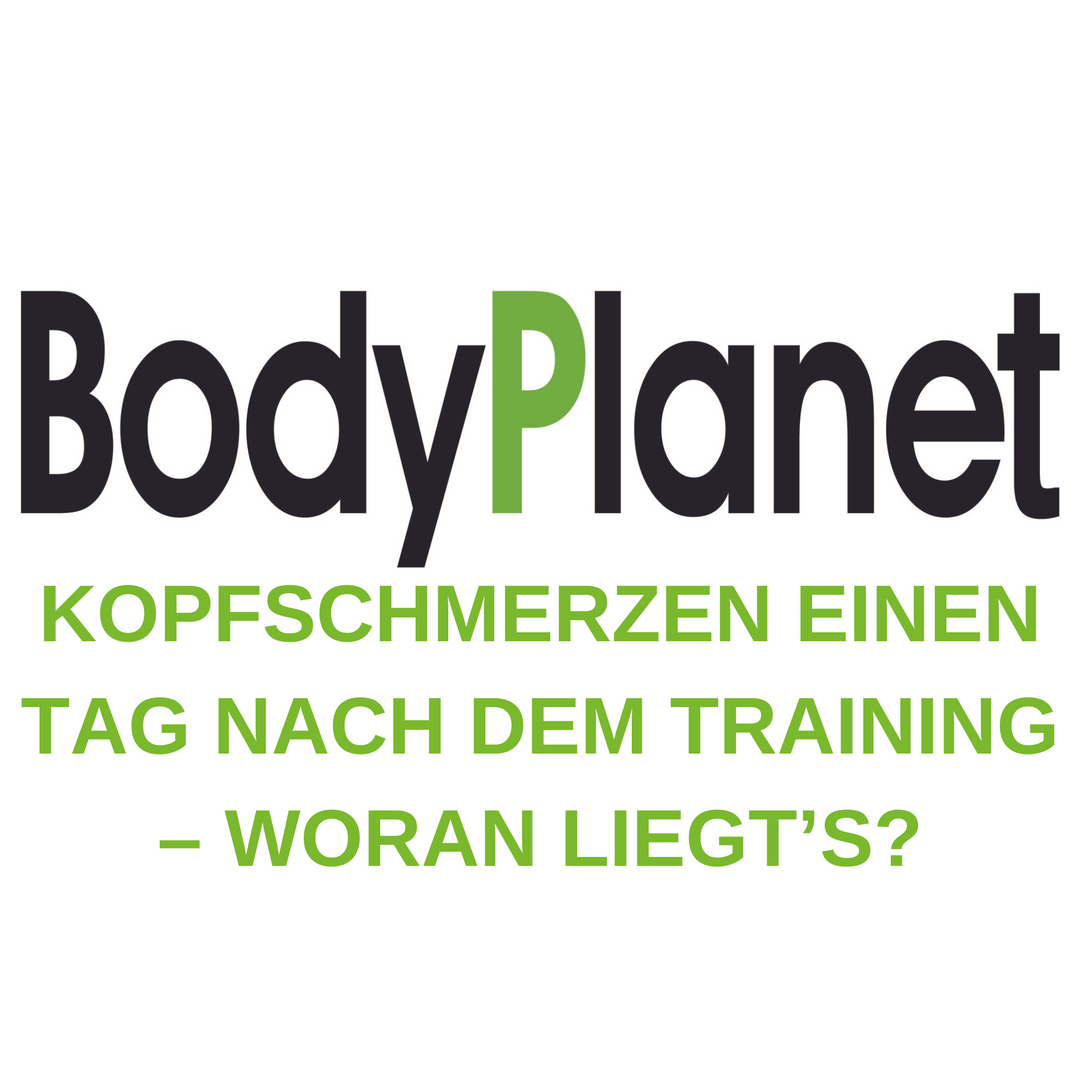 Kopfschmerzen nach dem Workout ? Lösung hier