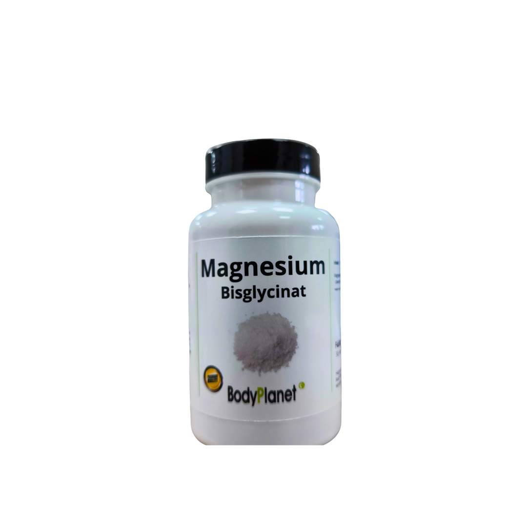 BodyPlanet Magnesiumbisglycinat Premium magenfreundliches Magnesium