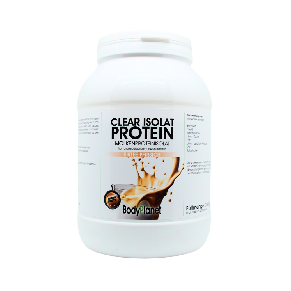 Clear Isolat Protein Eistee Pfirsich