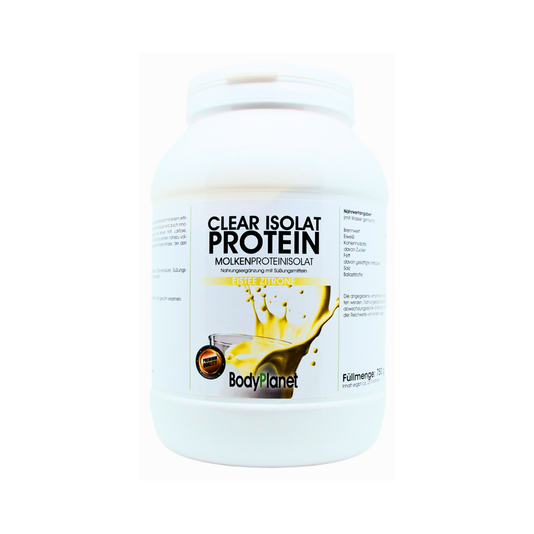 Clear Isolat Protein Eistee Zitrone