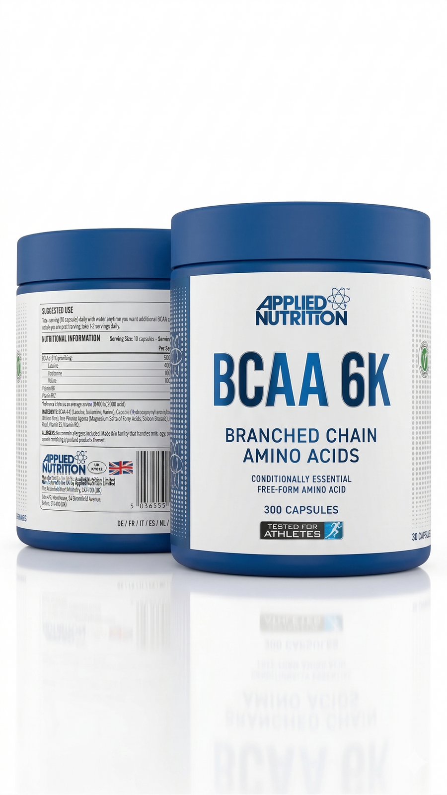 BCAA 6K 300 Kapseln – Premium Supplement von BodyPlanet