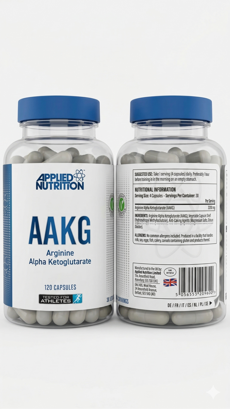 AAKG 120 Kapseln – Premium Supplement von BodyPlanet