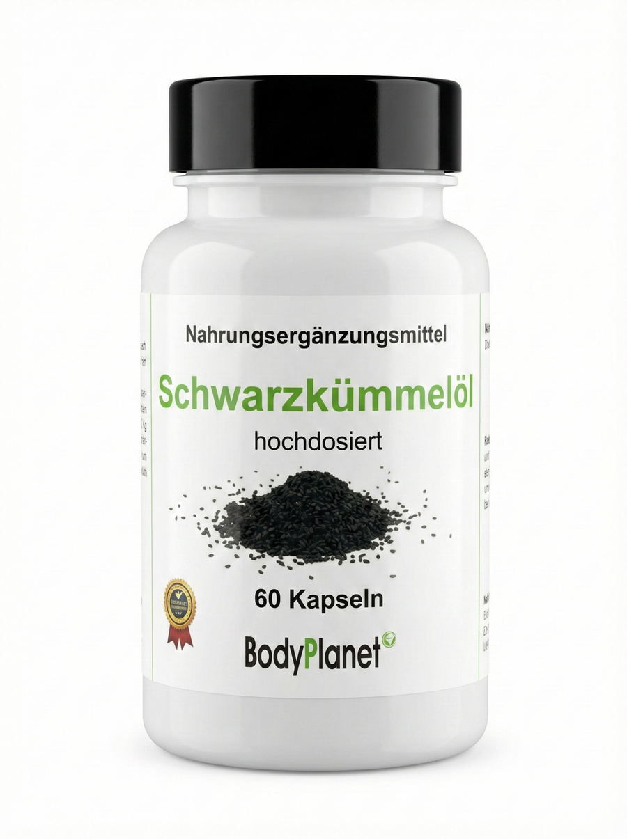 Schwarzkümmelöl Kapseln – Schwarzkümmelöl Kapseln hochdosiert – 1.000 mg täglich für dein tägliches Wohlbefinden