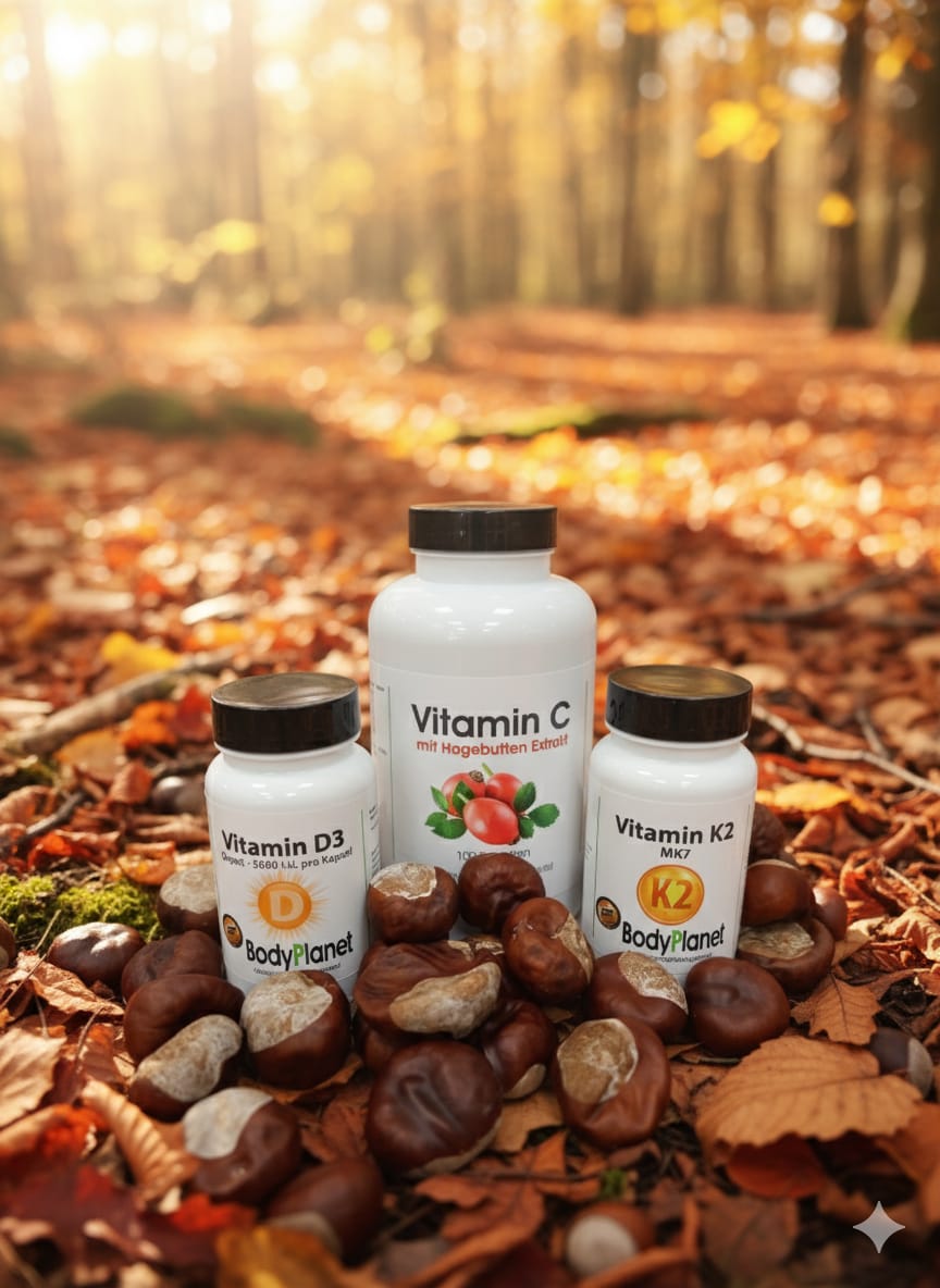 Vitamin Bundle – 3 essenzielle Vitamine für 60 Tage – spare 5,97 € beim Bundle-Kauf